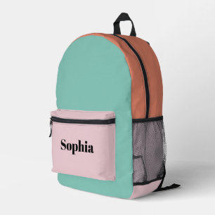Moderner Personalisierter Name Bedruckter Rucksack