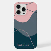 Moderner Personalisierter Name iPhone Hülle (Rückseite)