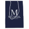 Moderner Personalisierter Navy-Blue-Trauzeuge