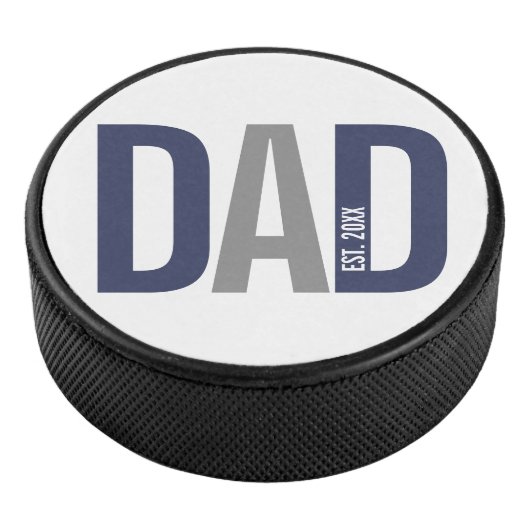 Moderner Personalisierter Navy-Vater etabliert Eishockey Puck (3/4)