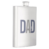 Moderner Personalisierter Navy-Vater etabliert Flachmann (Rechts)