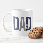 Moderner Personalisierter Navy-Vater etabliert Kaffeetasse