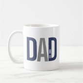 Moderner Personalisierter Navy-Vater etabliert Kaffeetasse (Links)