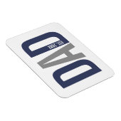 Moderner Personalisierter Navy-Vater etabliert Magnet (Rechte Seite)
