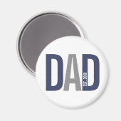 Moderner Personalisierter Navy-Vater etabliert Magnet (Vorderseite/Rückseite)