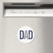 Moderner Personalisierter Navy-Vater etabliert Magnet (In Situ (Geschirrspüler))