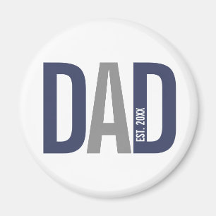 Moderner Personalisierter Navy-Vater etabliert Magnet