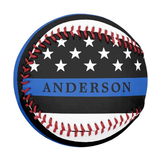 Moderner Personalisierter Polizeibeamter für Thin Baseball (Vorderseite Links)