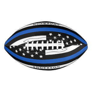 Moderner Personalisierter Polizeibeamter für Thin Football