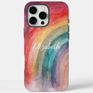 Moderner Personalisierter Regenbogen iPhone 16 Pro Max Hülle