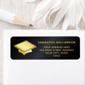 Moderner Personalisierter Schwarz/Gold-Abschluss (Insitu)