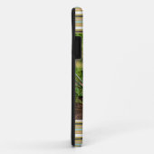 Moderner Personalisierter Streifenname Ihr eigenes Case-Mate iPhone Hülle (Hinten/Rechts)