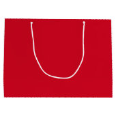 Moderner Personalisierter Tag des Roten Valentins Große Geschenktüte (Rückseite)