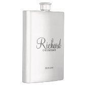 Moderner Personalisierter Trauzeuge für Skripte Flachmann (Rechts)