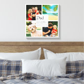 Moderner Personalisierter Vater Definition 4 FotoC Leinwanddruck (Insitu (Schlafzimmer))