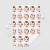 Moderner Personalisierter Vater Geschenk Bester Va Golfhandtuch (Insitu)