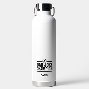 Moderner Personalisierter Vater Joke Champion Dadd Trinkflasche