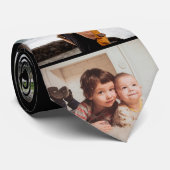 Moderner Personalisierter Vater-Modus für FotoColl Krawatte (Gerollt)