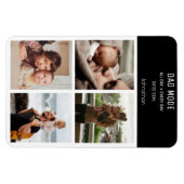 Moderner Personalisierter Vater-Modus für FotoColl Magnet (Horizontal)
