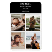 Moderner Personalisierter Vater-Modus für FotoColl Magnet (Vertikal)