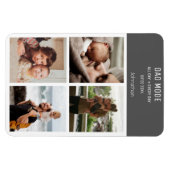 Moderner Personalisierter Vater-Modus für FotoColl Magnet (Horizontal)