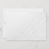 Moderner Pfau versieht Hochzeits-Einladungen mit Einladung (Rückseite)