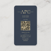 Moderner Pharmacy-Apotheker ElegantBlue Visitenkarte (Rückseite)