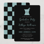 Moderner PharmD Pharmacy School Abschluss Einladung (Vorne/Hinten)