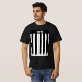 Moderner Piano Keyboard Player T-Shirt (Vorne ganz)