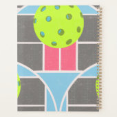 Moderner Pickleball-Planer Planer (Rückseite)