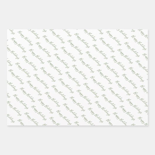 Moderner Pine Tree Urlaub Geschenkpapier Set (Vorderseite 3)