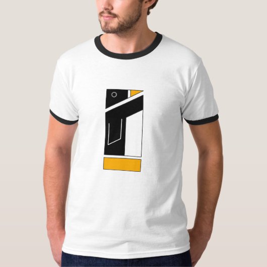 Moderner Pinguin T-Shirt (Vorderseite)