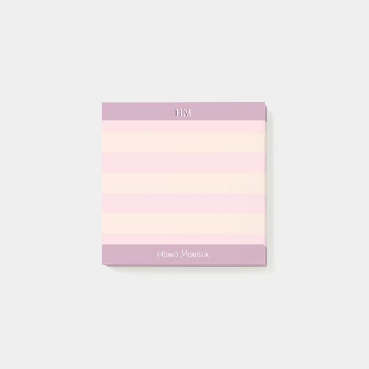 Moderner Pink Office School Lehrer Mama Student Post-it Klebezettel (Vorderseite)