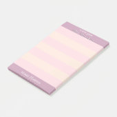 Moderner Pink Office School Lehrer Mama Student Post-it Klebezettel (angewinkelt)
