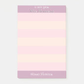 Moderner Pink Office School Lehrer Mama Student Post-it Klebezettel (Vorderseite)