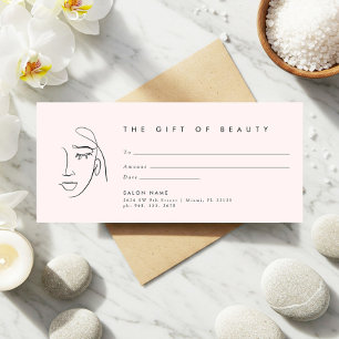 Moderner Pink-Wellness-Center-Salon oder Geschenkg