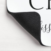 Moderner Pinker Future CEO Name | Bestes Weibliche Mousepad (Ecke)