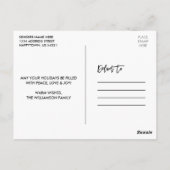 Moderner Pinselskriptwagen 3 Foto Wohn-Urlaub Postkarte (Rückseite)