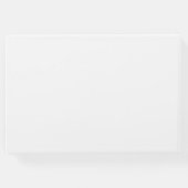 Moderner Pinselstrich Minimalistisch Gästebuch (Rückseite)