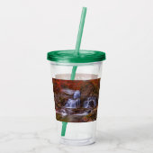 Moderner Pisgah Forest NC Acryltrinkbecher (Rückseite)