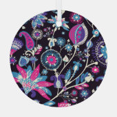 Moderner Pisley: traditionelles orientalisches Mus Ornament Aus Glas (Rückseite)