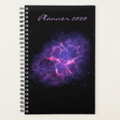 Moderner Planer 2020 Black Space Art (Vorderseite)