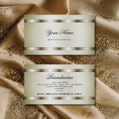 Moderner Platineffekt Beruflich und einfach Visitenkarte