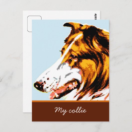 Moderner Pointillismus: Weichfokus Postkarte (Vorne/Hinten)