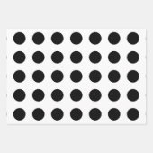 Moderner Polka Dot Geschenkpapier Set (Vorderseite 3)