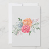 Moderner Polterabend für Wasserfarben Einladung (Rückseite)