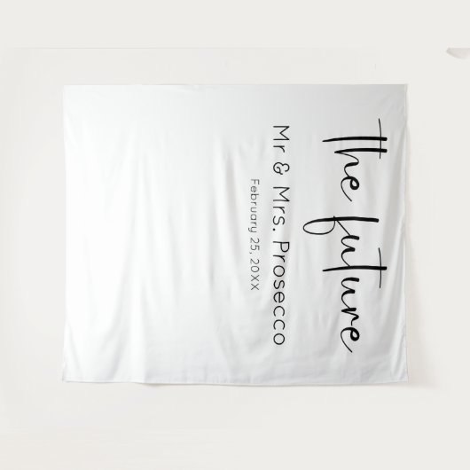 Moderner Polterabend Wandteppich (Vorderseite (Horizontal))