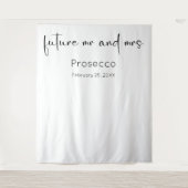 Moderner Polterabend Wandteppich (Vorderseite)