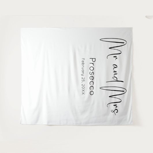 Moderner Polterabend Wandteppich (Vorderseite (Horizontal))