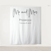 Moderner Polterabend Wandteppich (Vorderseite)